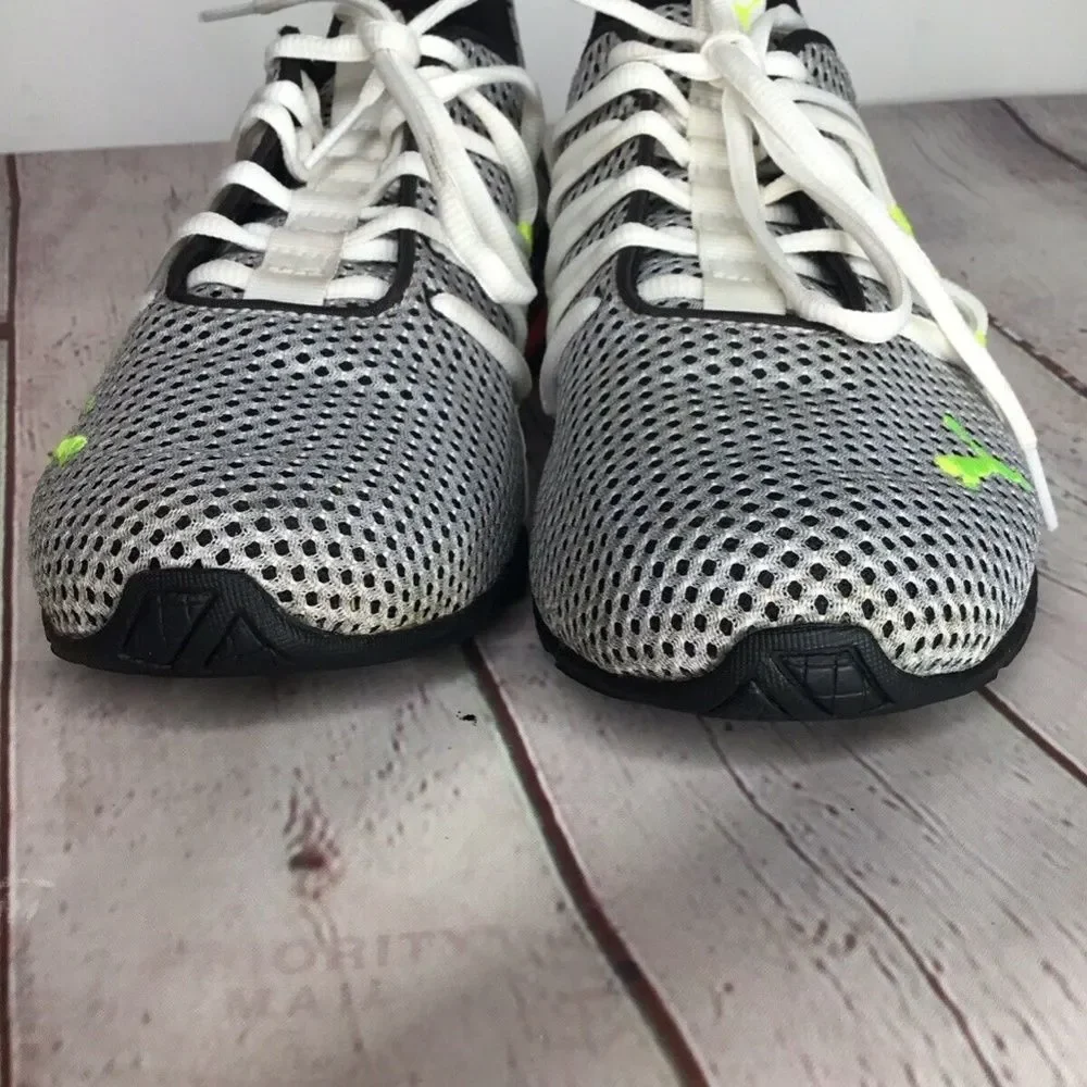 Puma Axelion Archtec White/Black Mesh Fade LaceUp Sneakers Unisex Kids Size 6.5C